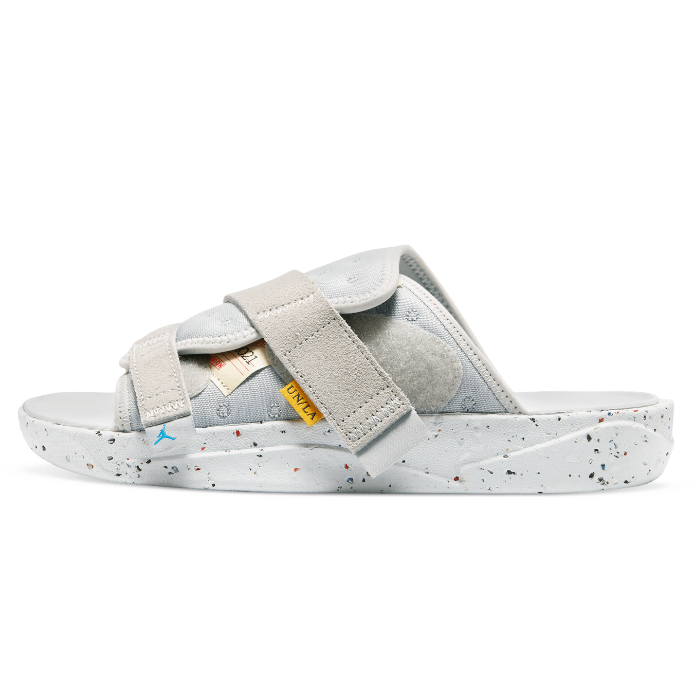 Air Jordan Crater Slide x Union LA 'Grey Fog' — UK 3 | EU 35.5 | US 3.5 — Front View