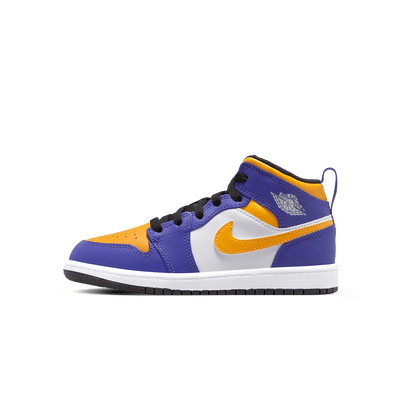 Air Jordan 1 Mid PS 'Lakers' — UK 10C | EU 27.5 | US 10.5C — Front View