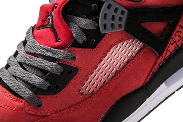 Air Jordan Spizike Gym Red — UK 3 | EU 35.5 | US 3.5 — Side View