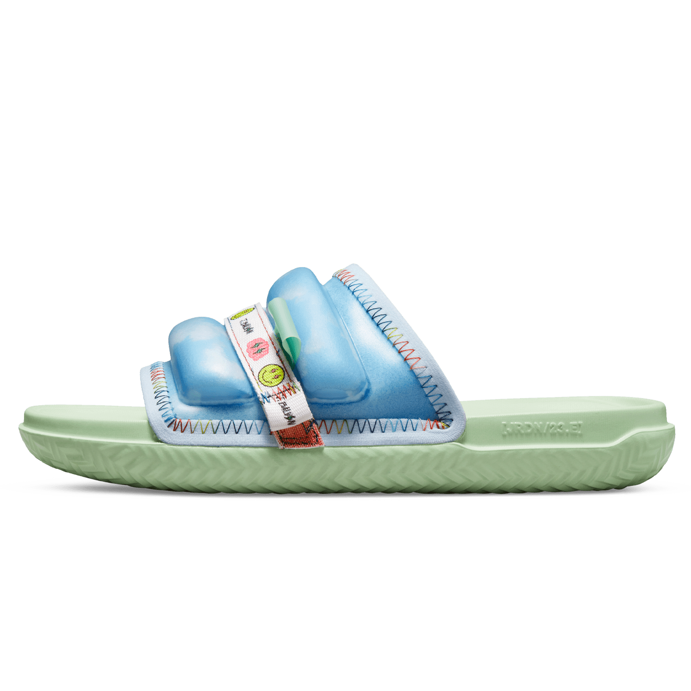J. Balvin x Jordan Super Play Slide — UK 3 | EU 35.5 | US 3.5 — Front View