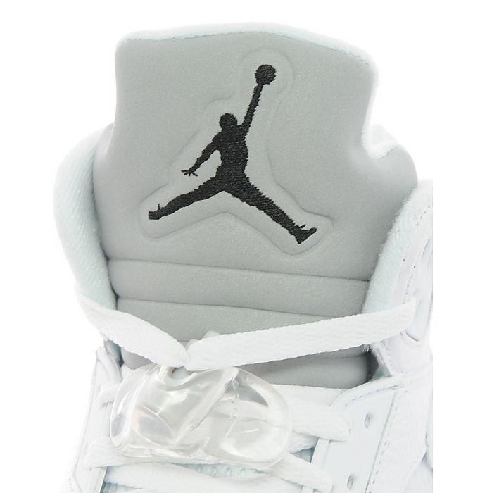 Air Jordan 5 Retro White-Metallic Silver — UK 3 | EU 35.5 | US 3.5 — Back View