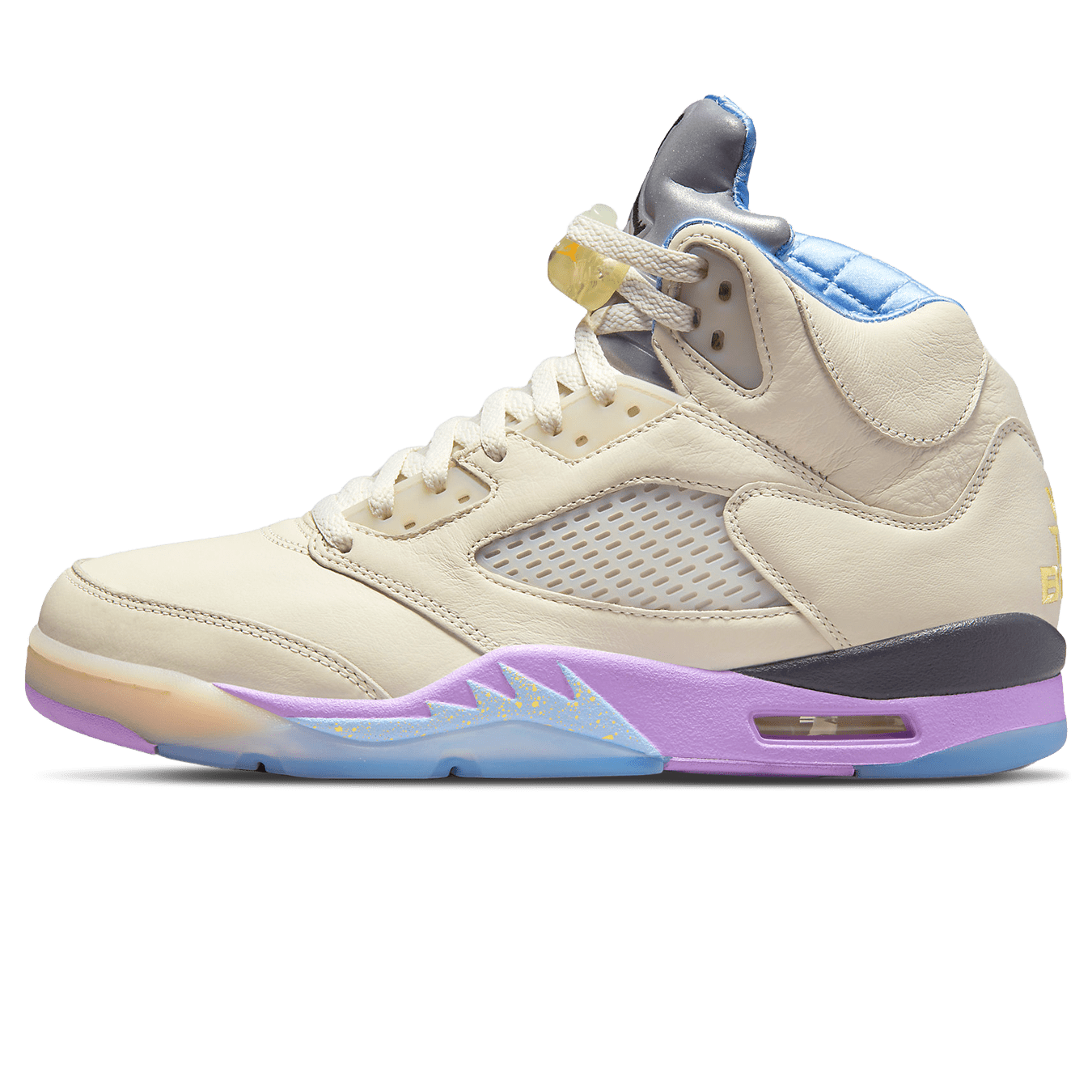 DJ Khaled x Air Jordan 5 Retro 'We The Best - Sail' — UK 3 | EU 35.5 | US 3.5 — Front View
