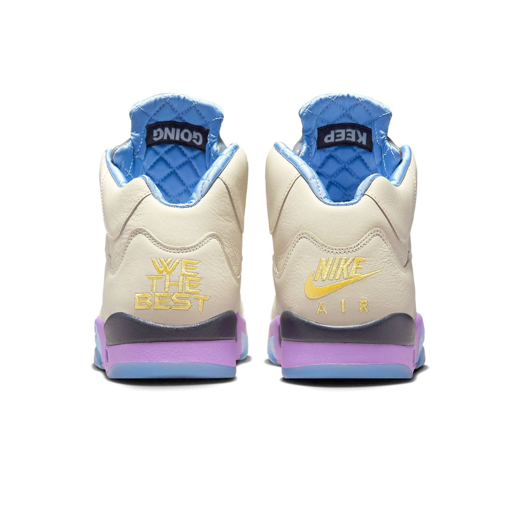 DJ Khaled x Air Jordan 5 Retro 'We The Best - Sail' — UK 3 | EU 35.5 | US 3.5 — Top View