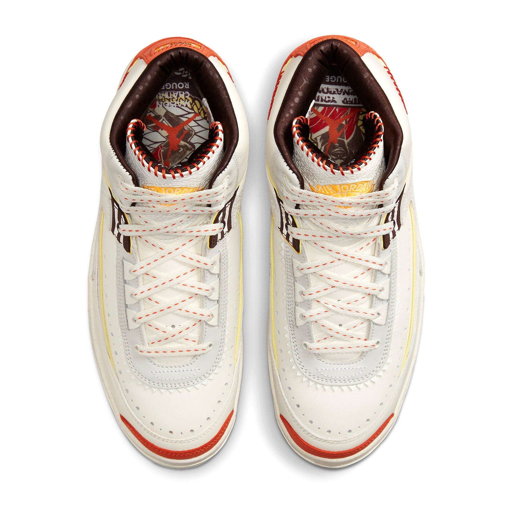 Maison Château Rouge x Air Jordan 2 'United Youth International' — UK 3 | EU 35.5 | US 3.5 — Side View