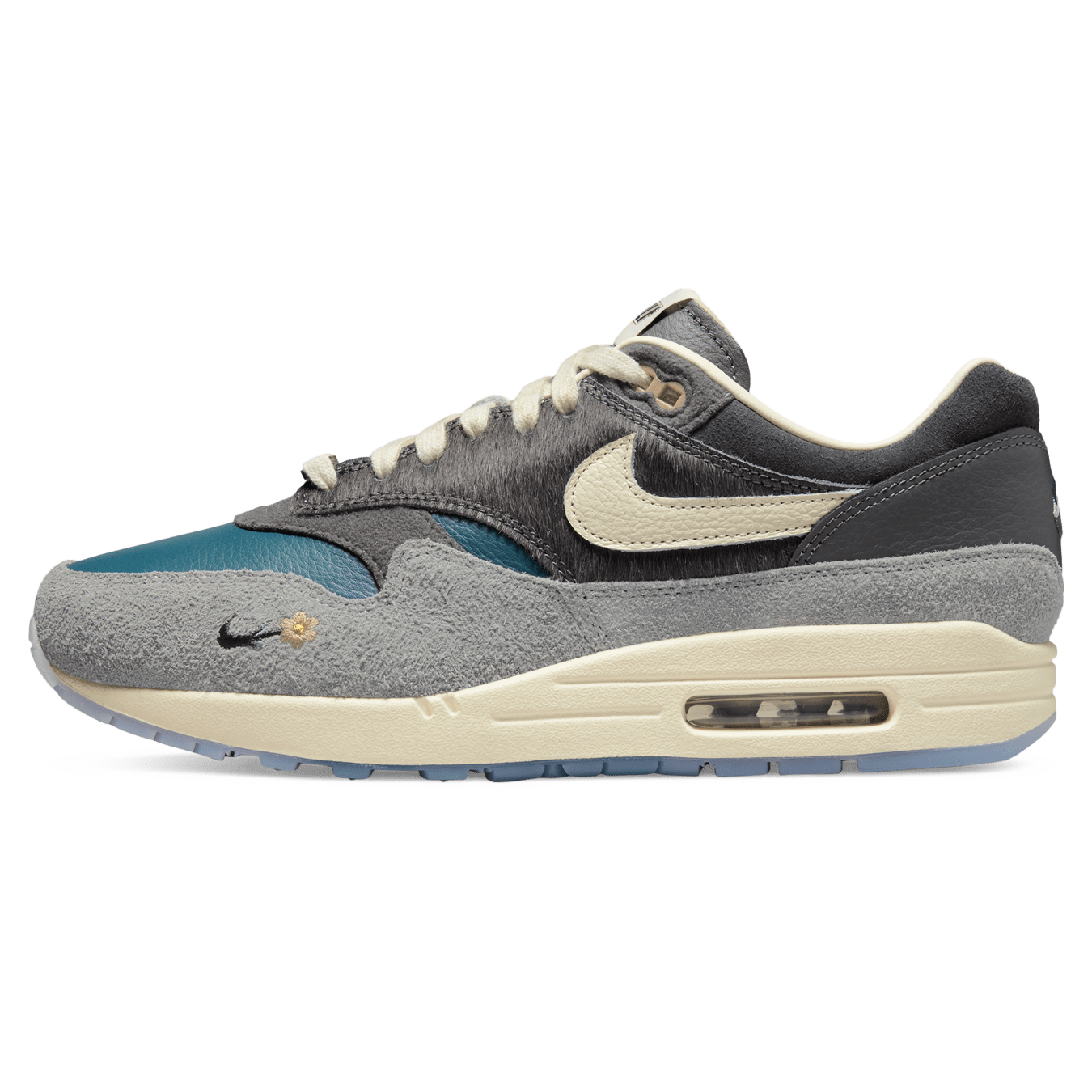 Kasina x Nike Air Max 1 SP 'Won-Ang - Grey' — UK 3 | EU 35.5 | US 3.5 — Front View
