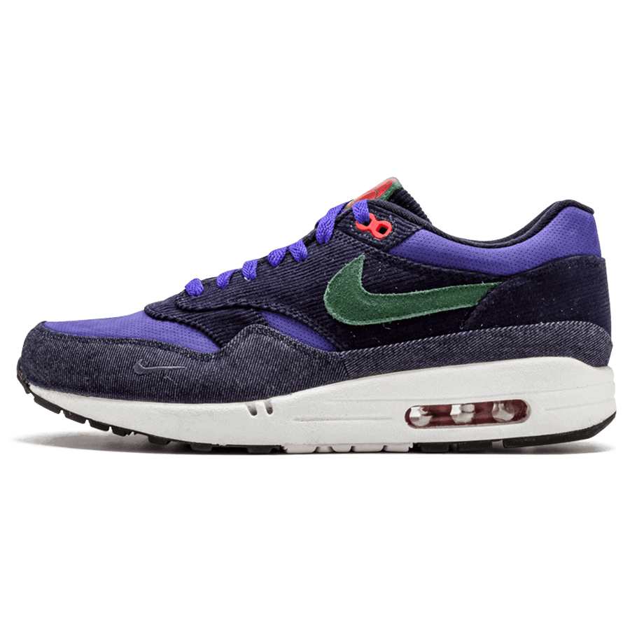 Patta x Nike Air Max 1 Premium QS 'Denim Corduroy' — UK 3 | EU 35.5 | US 3.5 — Front View