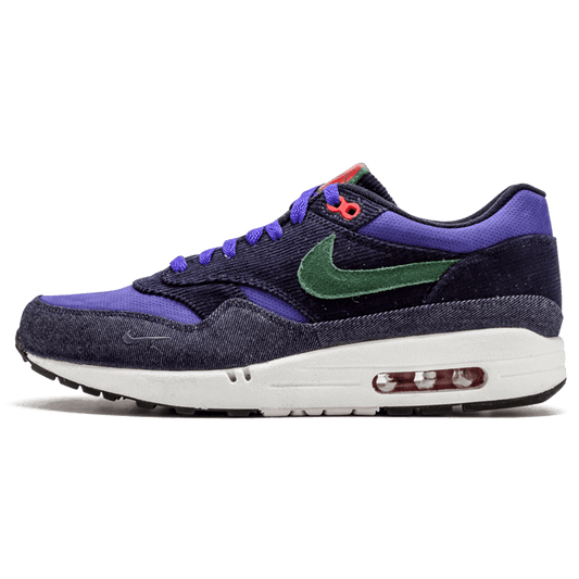 Patta x Nike Air Max 1 Premium QS 'Denim Corduroy' — UK 3 | EU 35.5 | US 3.5 — Front View