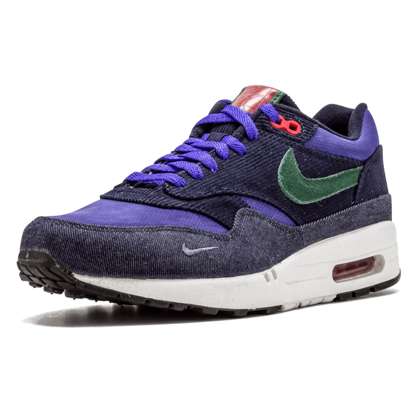 Patta x Nike Air Max 1 Premium QS 'Denim Corduroy' — UK 3 | EU 35.5 | US 3.5 — Top View