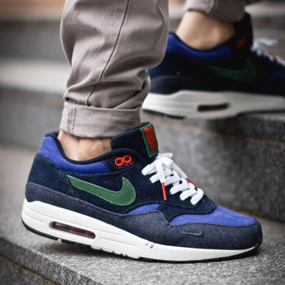 Patta x Nike Air Max 1 Premium QS 'Denim Corduroy' — UK 3 | EU 35.5 | US 3.5 — Lifestyle View