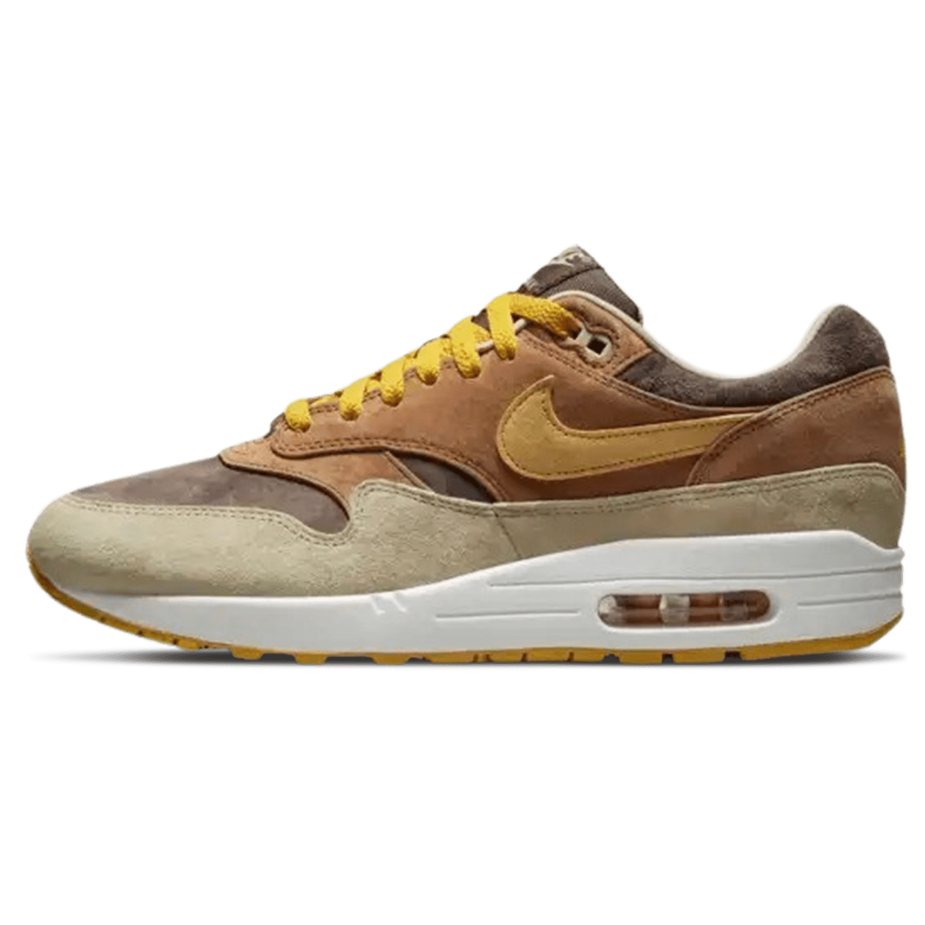 Nike Air Max 1 Premium 'Ugly Duckling - Pecan — UK 3 | EU 35.5 | US 3.5 — Front View