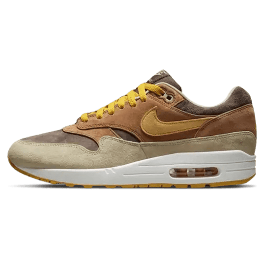 Nike Air Max 1 Premium 'Ugly Duckling - Pecan — UK 3 | EU 35.5 | US 3.5 — Front View