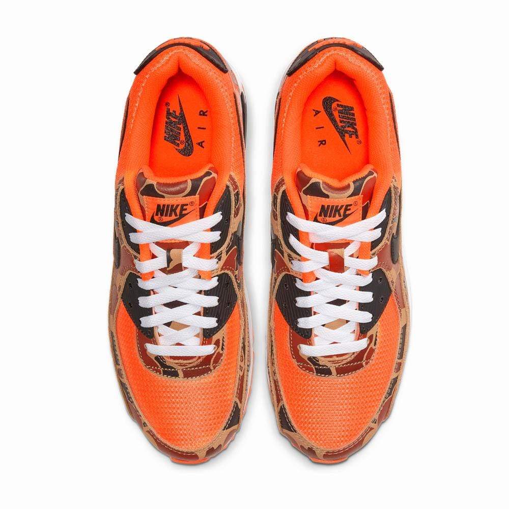 Nike Air Max 90 Orange Duck Camo — Back View