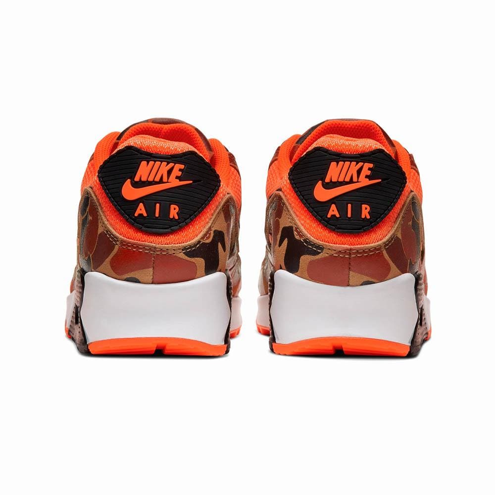 Nike Air Max 90 Orange Duck Camo — Top View