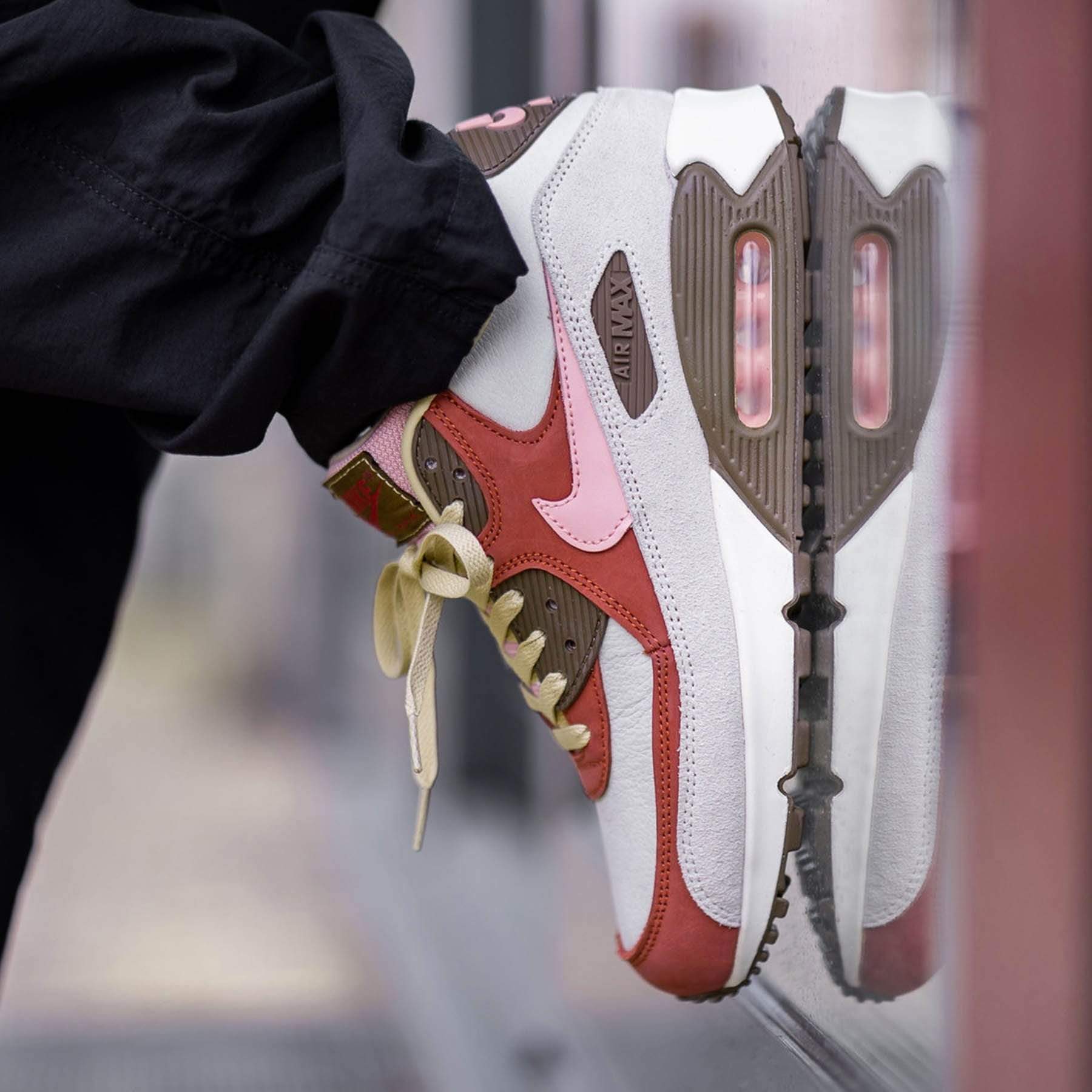 DQM x Nike Air Max 90 'Bacon' 2021 — UK 3 | EU 35.5 | US 3.5 — Lifestyle View