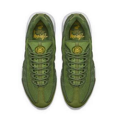 Nike Air Max 95 Stussy 'Olive' — UK 3 | EU 35.5 | US 3.5 — Back View