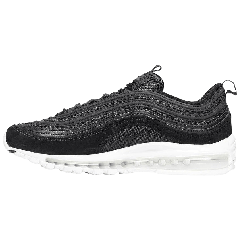 Nike Air Max 97 (Black - Black - White) — UK 3 | EU 35.5 | US 3.5 — Front View
