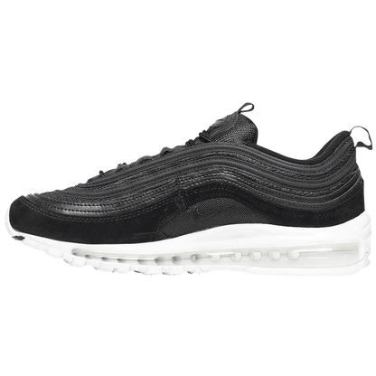 Nike Air Max 97 (Black - Black - White) — UK 3 | EU 35.5 | US 3.5 — Front View