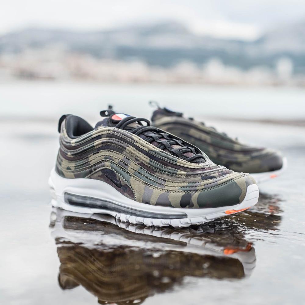 Nike Air Max 97 France Country Camo Pack — UK 3 | EU 35.5 | US 3.5 — Detail View