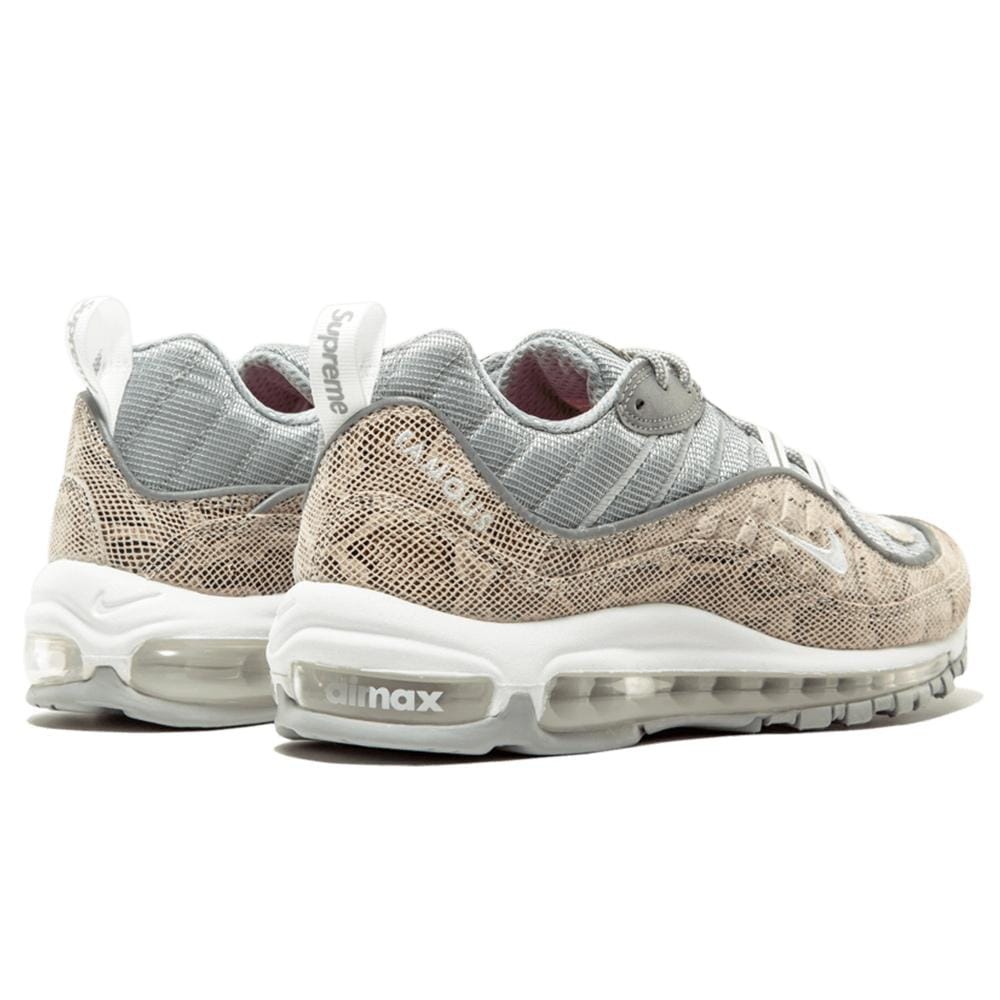 Nike x Supreme Air Max 98 'Cream-Reflect Silver' — UK 3 | EU 35.5 | US 3.5 — Back View