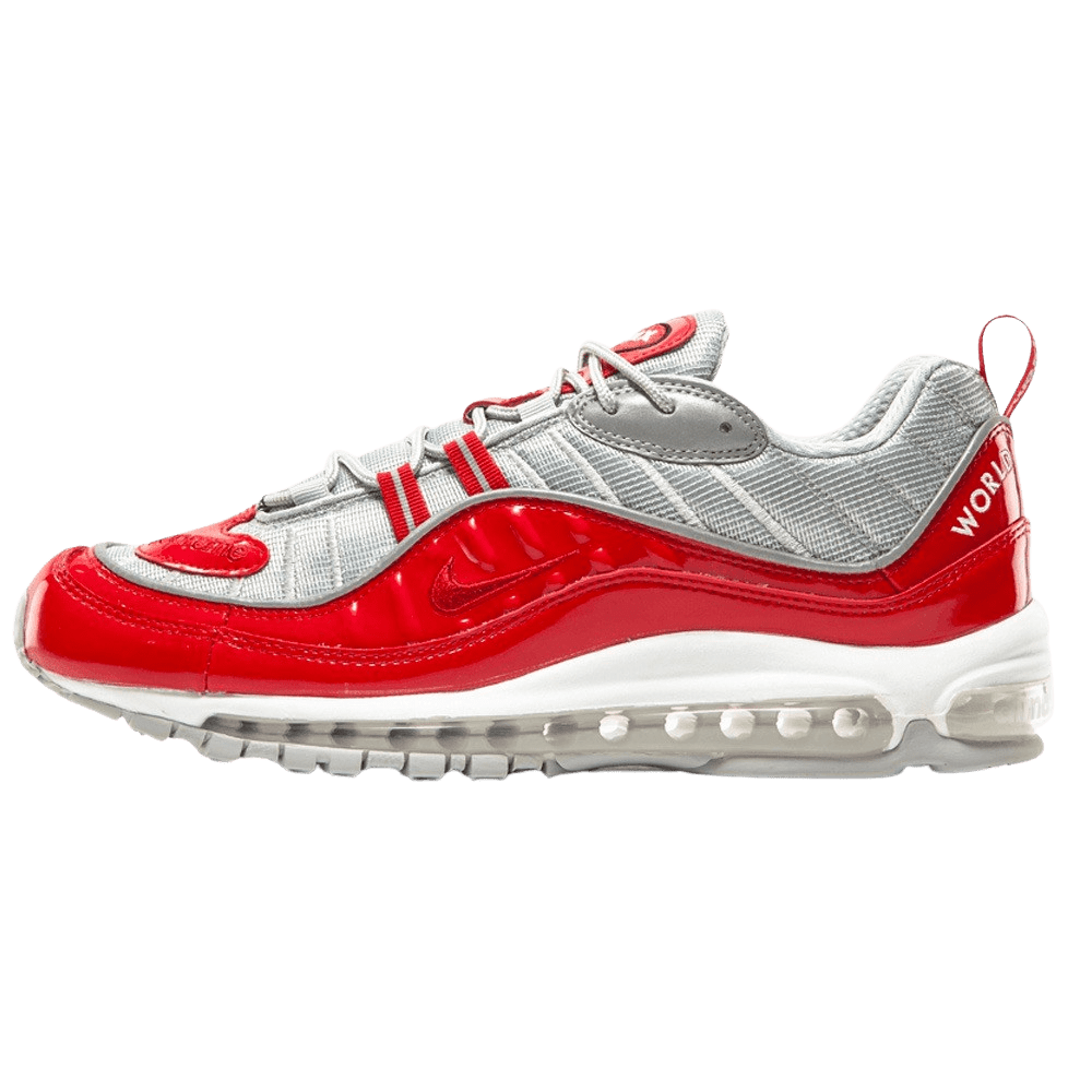 Nike x Supreme Air Max 98 'Varsity Red' — UK 3 | EU 35.5 | US 3.5 — Front View