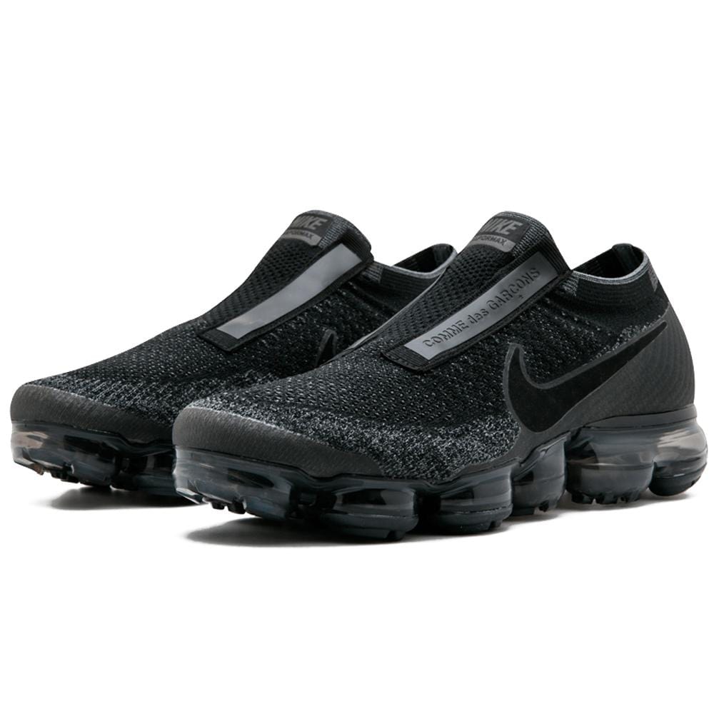 Nike W Air Vapormax Flyknit "Comme Des Garcon" Black — UK 2.5 | EU 35.5 | US 5 — Side View