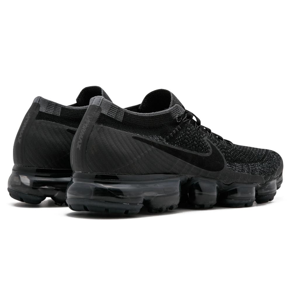 Nike Air VaporMax Flyknit Black-Anthracite — UK 3 | EU 35.5 | US 3.5 — Back View