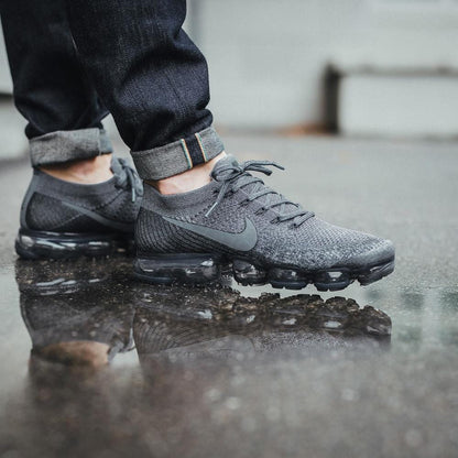 NikeLab Air Vapormax Flyknit Cool Grey — UK 3 | EU 35.5 | US 3.5 — Lifestyle View