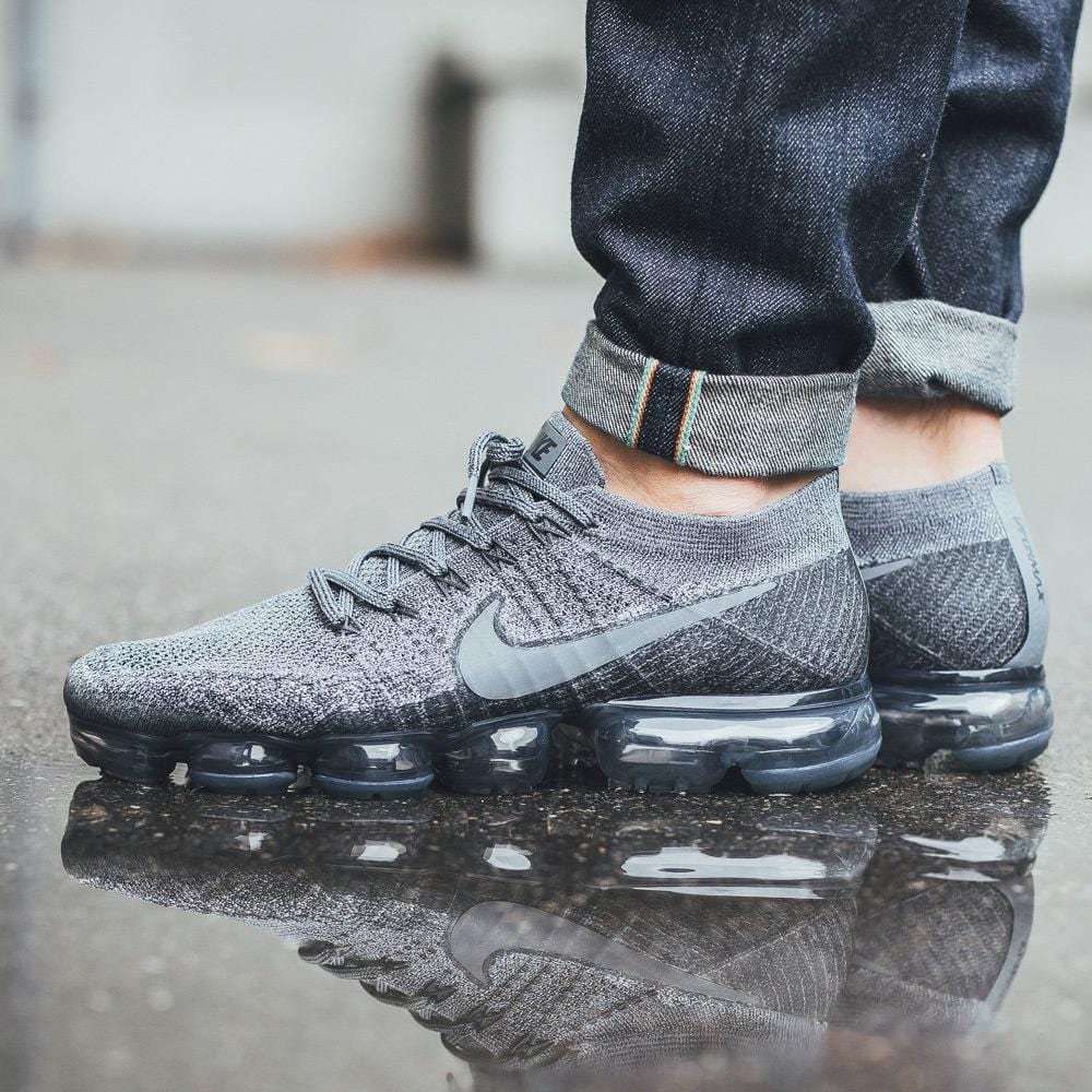 NikeLab Air Vapormax Flyknit Cool Grey — UK 3 | EU 35.5 | US 3.5 — Alternate View 7