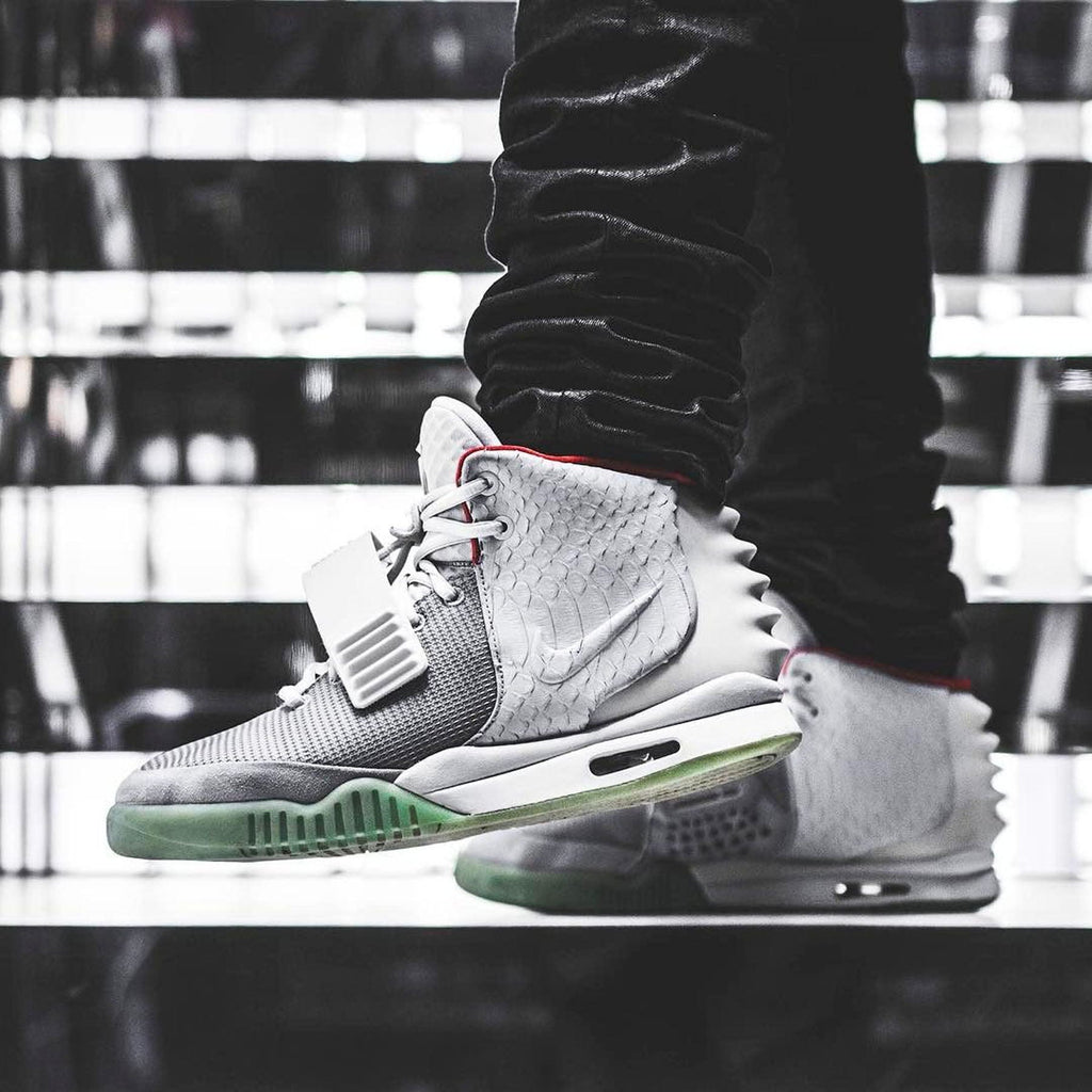 Nike Air Yeezy 2 NRG 'Pure Platinum' — UK 3 | EU 35.5 | US 3.5 — Lifestyle View