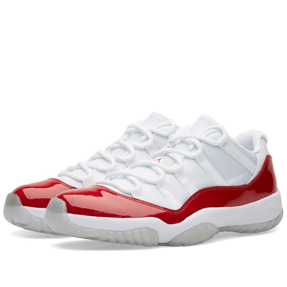 Air Jordan 11 Retro Low Varsity Red — UK 3 | EU 35.5 | US 3.5 — Lifestyle View