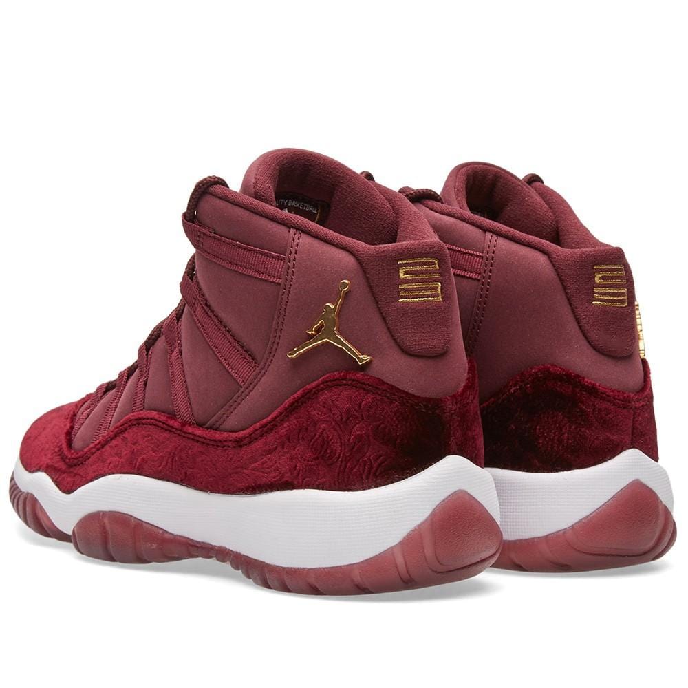 Air Jordan 11 Retro GG Heiress Velvet — UK 13.5 | EU 32 | US 1Y — Back View