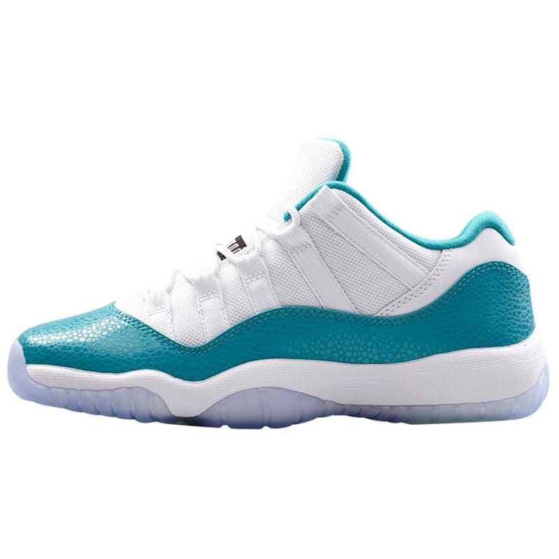 Air Jordan 11 Low GS Aqua Safari — UK 13.5 | EU 32 | US 1Y — Front View