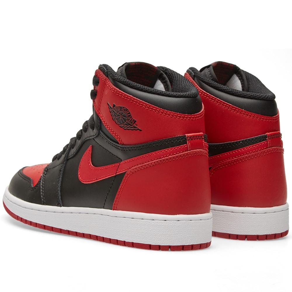 Air Jordan 1 Retro High OG Bred 2016 Banned — UK 3 | EU 35.5 | US 3.5 — Lifestyle View