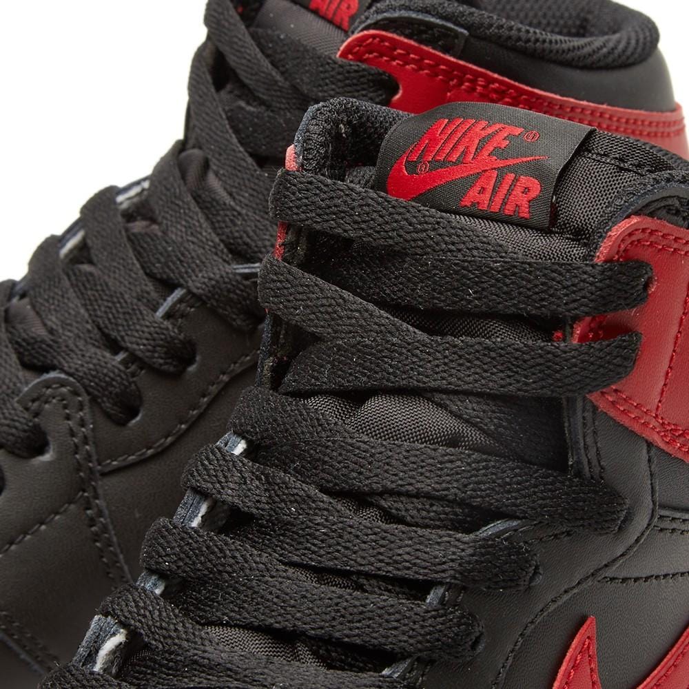 Air Jordan 1 Retro High OG Bred 2016 Banned — UK 3 | EU 35.5 | US 3.5 — Detail View