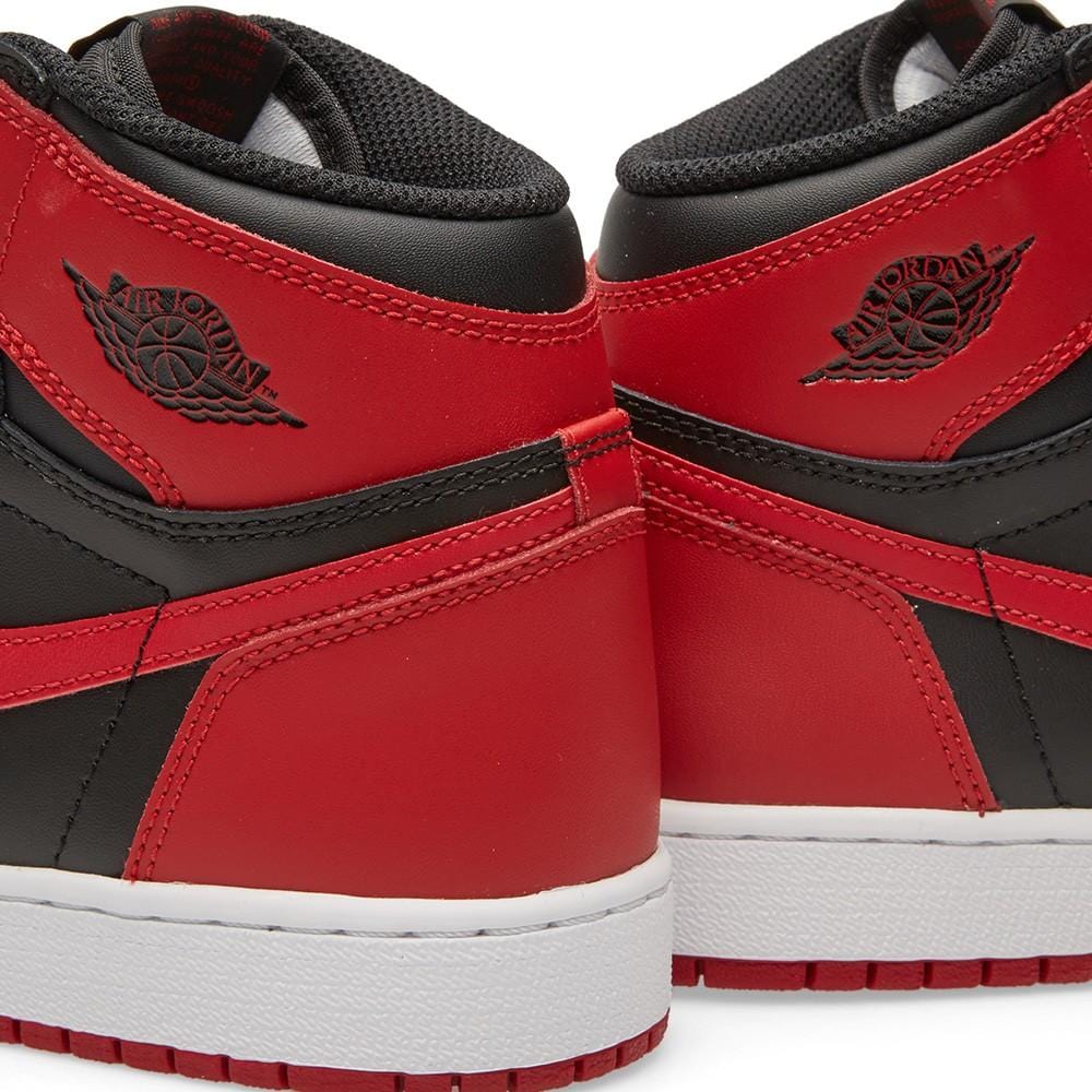 Air Jordan 1 Retro High OG Bred 2016 Banned — UK 3 | EU 35.5 | US 3.5 — Top View