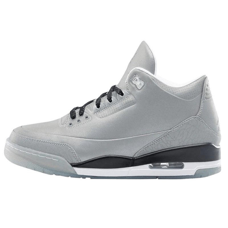 Air Jordan 3 '5Lab3' Reflect Silver — UK 3 | EU 35.5 | US 3.5 — Front View