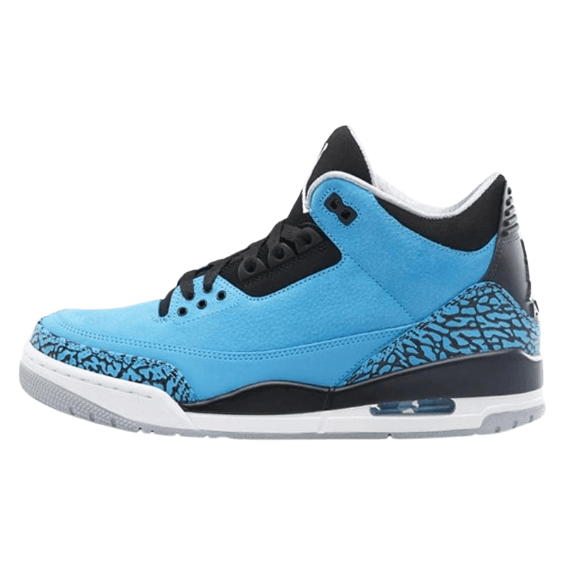 Air Jordan 3 Retro "Powder Blue" — UK 3 | EU 35.5 | US 3.5 — Front View