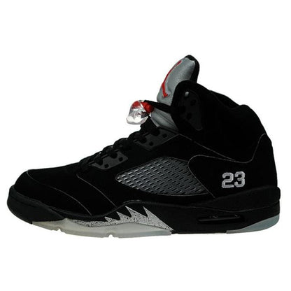 Air Jordan 5 Retro 'Black Metallic Silver' — UK 3 | EU 35.5 | US 3.5 — Front View