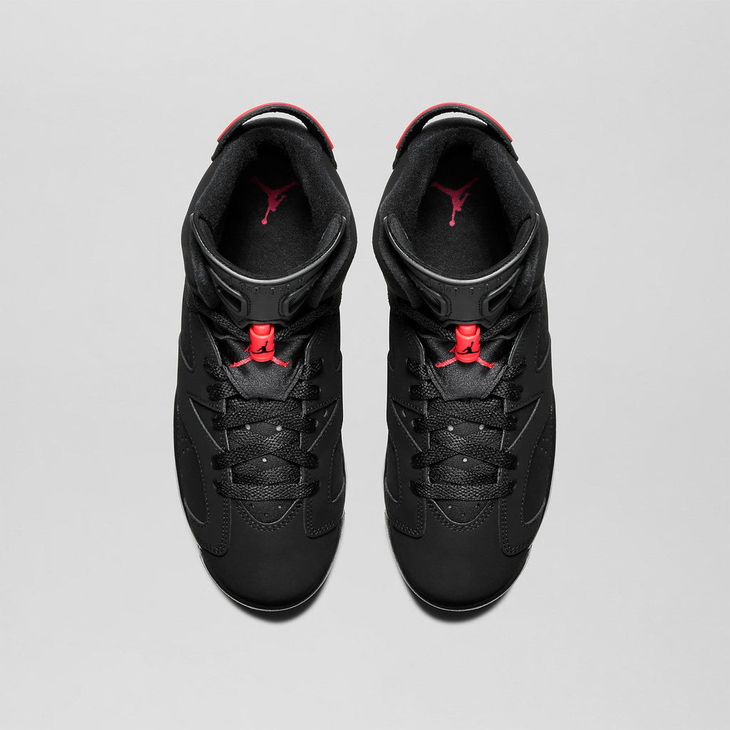 Air Jordan 6 Retro GS Black-Infrared 23 — UK 13.5 | EU 32 | US 1Y — Back View