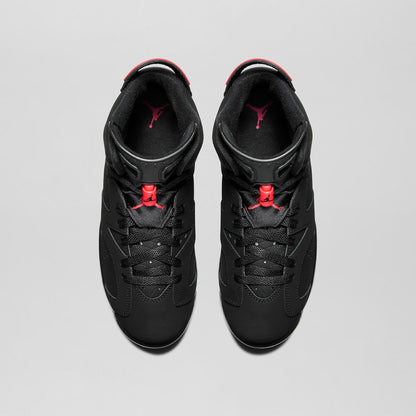 Air Jordan 6 Retro GS Black-Infrared 23 — UK 13.5 | EU 32 | US 1Y — Back View