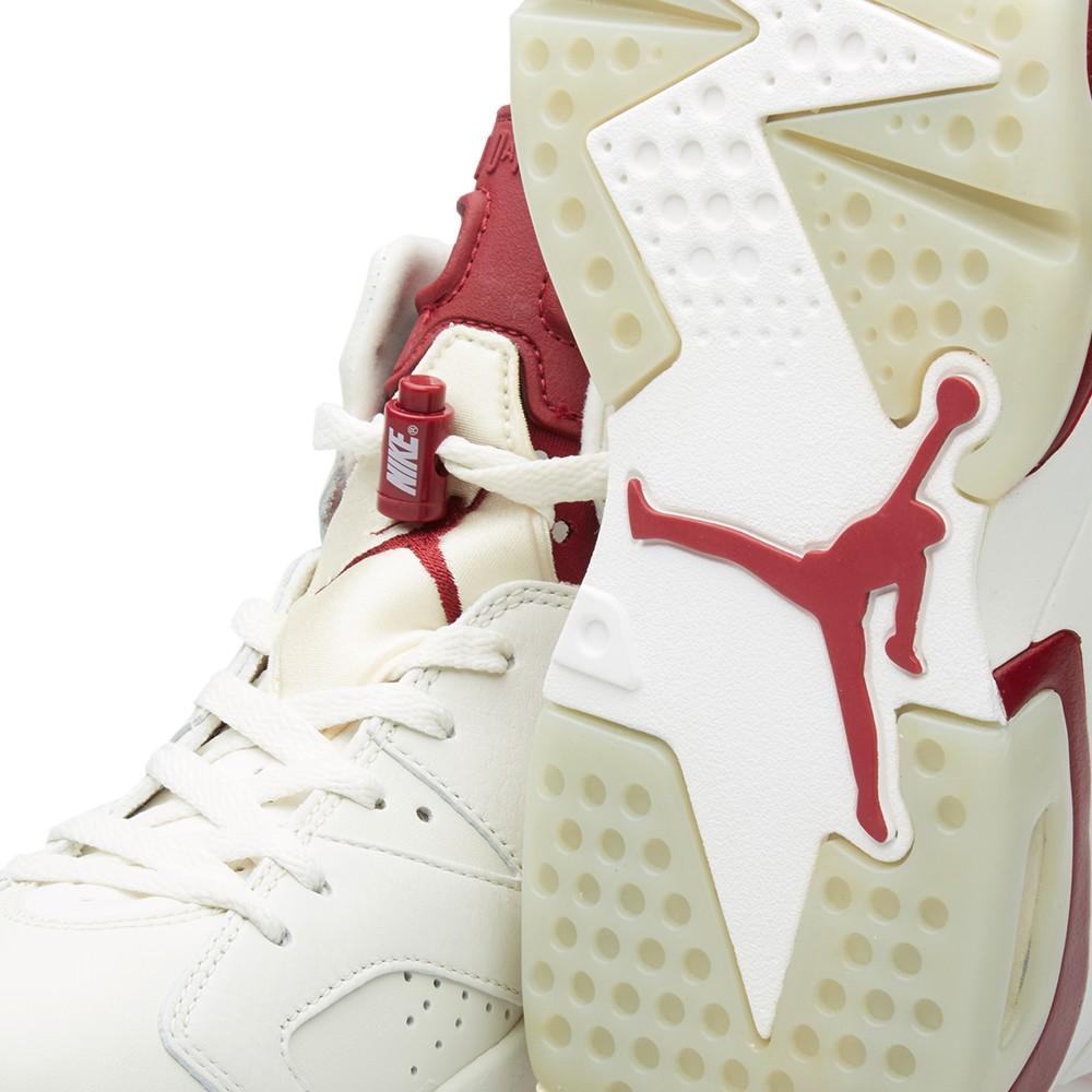 Air Jordan 6 Retro Maroon — UK 3 | EU 35.5 | US 3.5 — Detail View