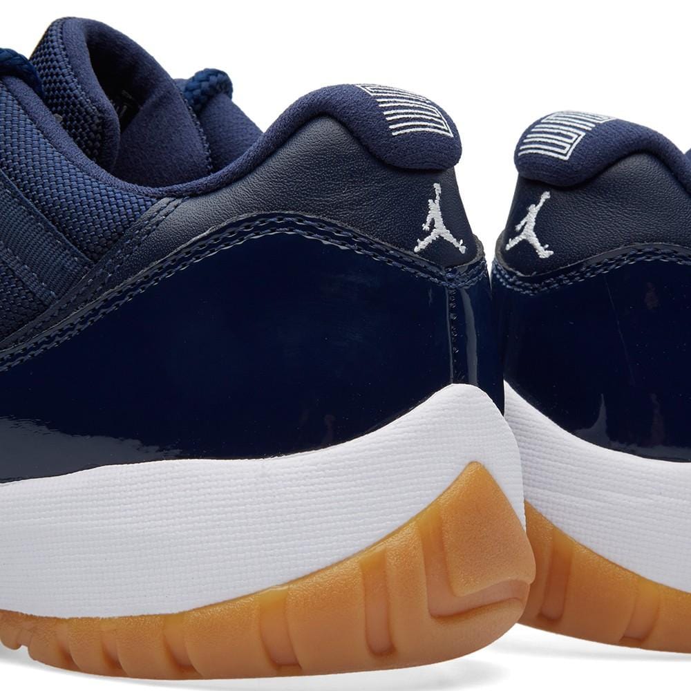 Air Jordan 11 Retro Low Midnight Navy — UK 3 | EU 35.5 | US 3.5 — Lifestyle View