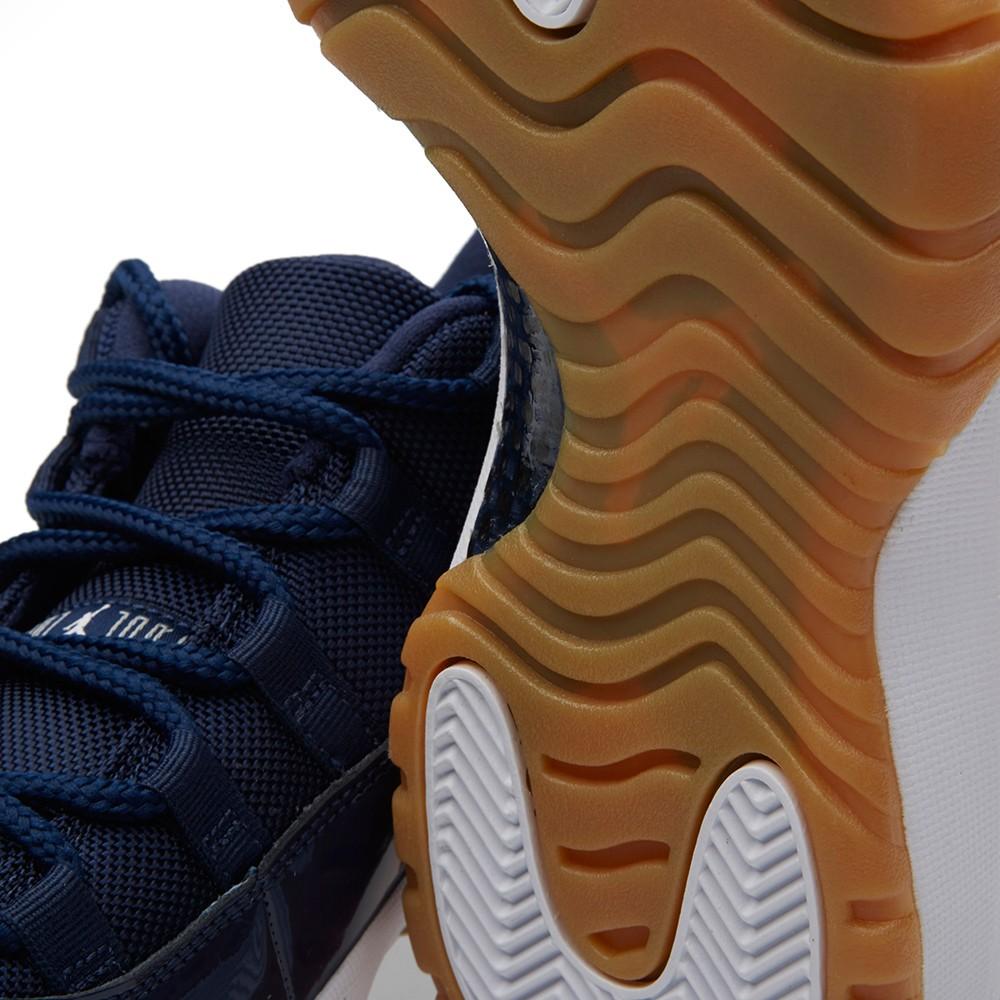 Air Jordan 11 Retro Low Midnight Navy — UK 3 | EU 35.5 | US 3.5 — Top View