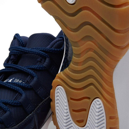 Air Jordan 11 Retro Low Midnight Navy — UK 3 | EU 35.5 | US 3.5 — Top View