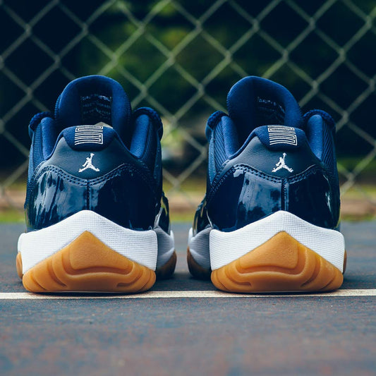 Air Jordan 11 Retro Low Midnight Navy — UK 3 | EU 35.5 | US 3.5 — Side View