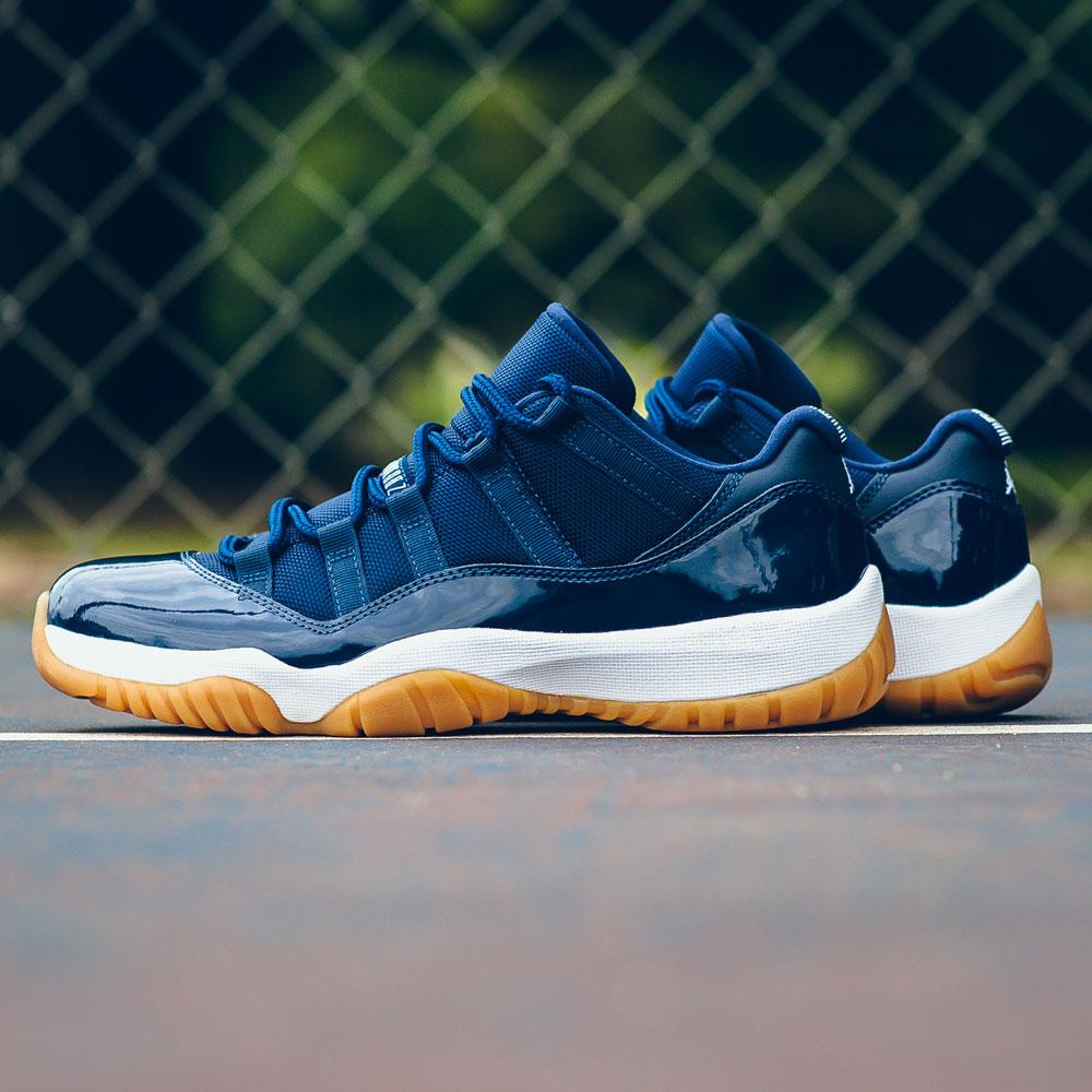Air Jordan 11 Retro Low Midnight Navy — UK 3 | EU 35.5 | US 3.5 — Back View