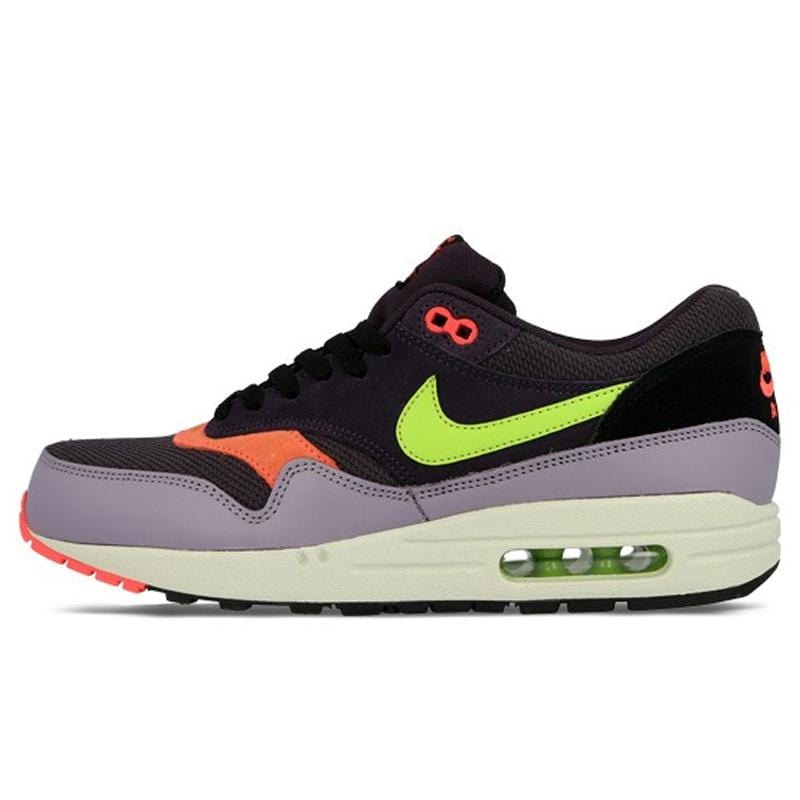 Nike Air Max 1 Essential 'Cave Purple-Force Green - Purple Steel' — UK 3 | EU 35.5 | US 3.5 — Front View
