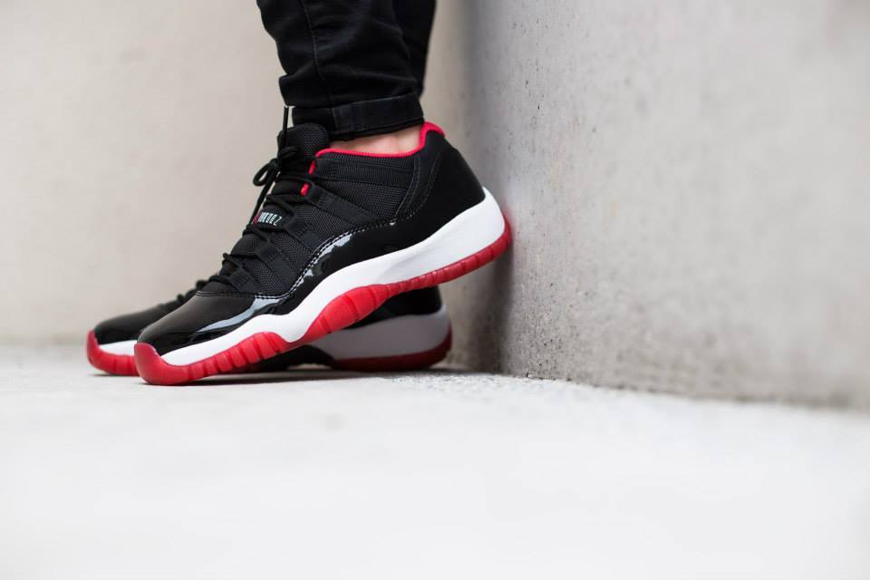 Air Jordan 11 Retro Low GS 'Bred' — UK 13.5 | EU 32 | US 1Y — Detail View