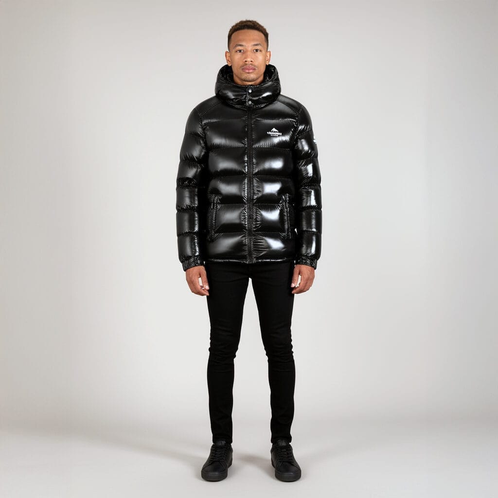 Helvetica Mountain Pioneers Space Hooded Jacket — S — Side View