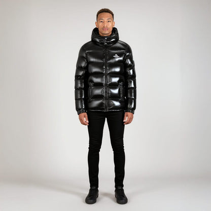 Helvetica Mountain Pioneers Space Hooded Jacket — S — Side View
